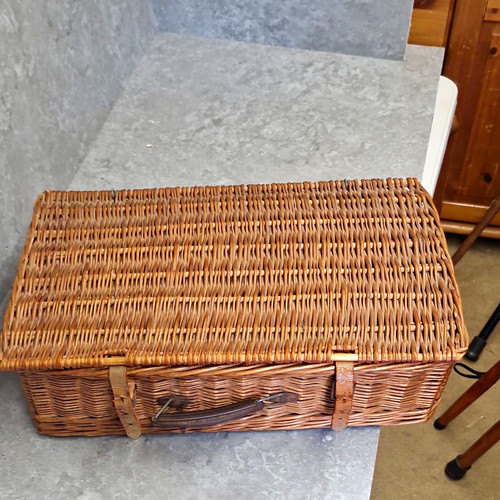 Vintage coracle wicker - coracle,