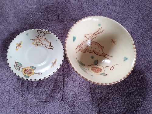 Vintage honiton bowl - honiton,