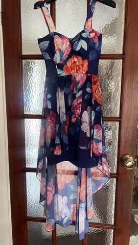 Quiz navy floral high - navy,