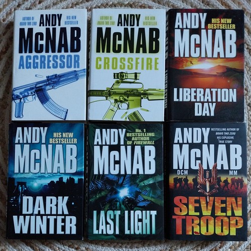 Andy mcnab hardback - 6x, book