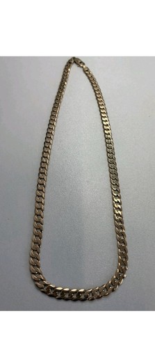 9ct gold curb chain hallmarked - 9ct,