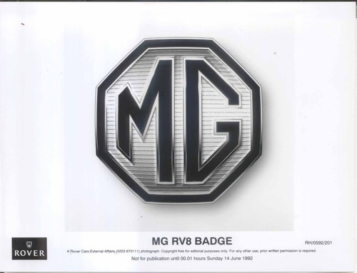 Rv8 marque badge original - marque,
