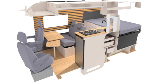 Camper van conversion flat - conversion,