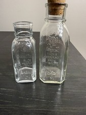 Embossed glass honey bottles - embossed,