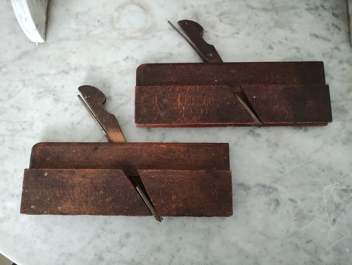 Two vintage wooden - , carpentry