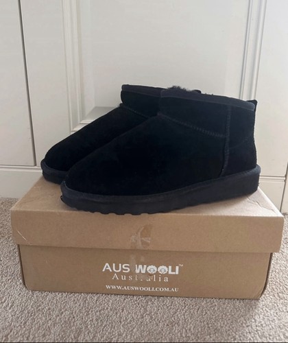 Aus wooli sheepskin black - wooli,