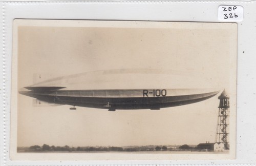 Postcard 100 airship on - postcard, r