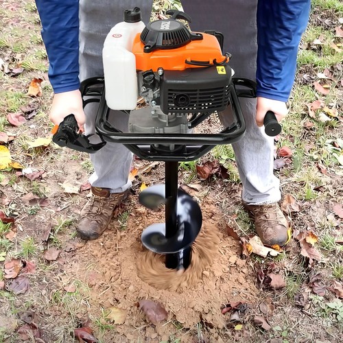 72cc petrol post - hole, borer