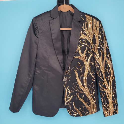Mens sequin blazer slim fit - mens,