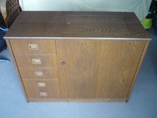Horn sewing machine cabinet - sewing,