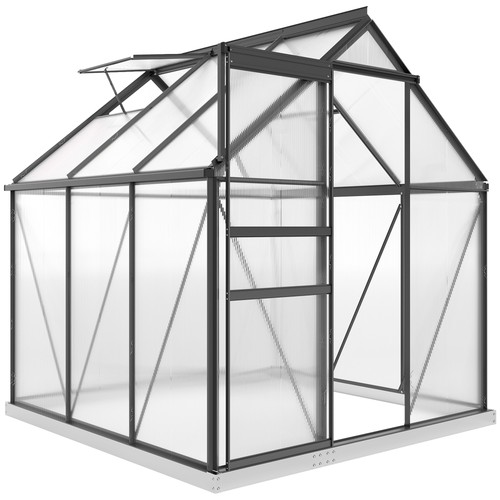 Outsunny polycarbonate walk - polycarbonate, walk-in