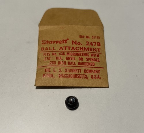Starrett 247b 200 ball - 247b, .200"