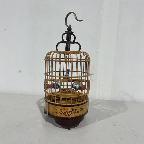 Vintage chinese bamboo bird - vintage,