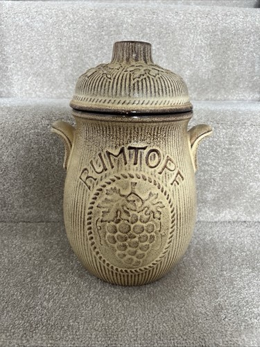 Rumtopf vintage jar with lid - rumtopf,