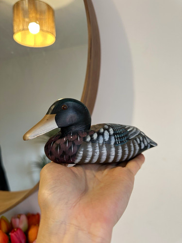 Vintage hand carved wooden - vintage,