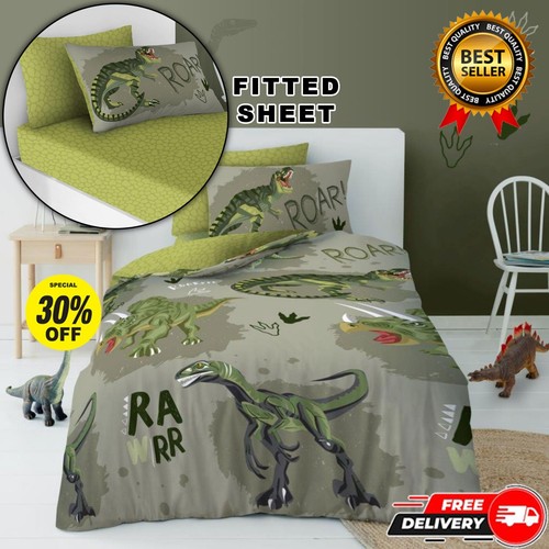 Dinosaur duvet cover with - dinosaur,