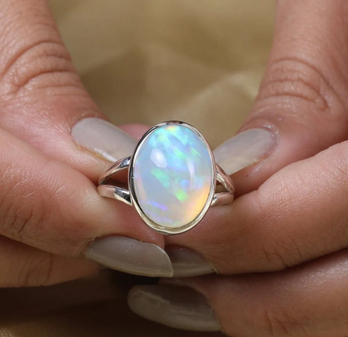 Beautiful ethiopian opal - beautiful, 925