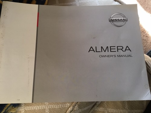 Nissan almera owners manual - almera,