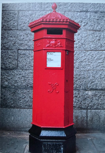 British red postbox art - british,