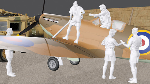 Wwii raf malta spitfire - wwii,