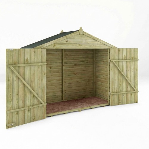Wooden bike store shed - store,