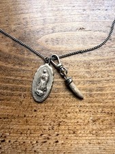 Allsaints saint horn pendant - allsaints,