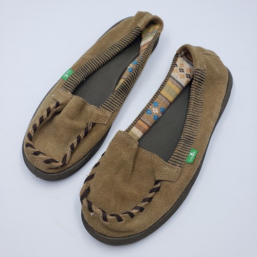 Sanuk womens brown - sanuk, 9