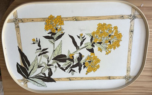 Vintage melamine tea tray - melamine,