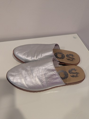 Sorel metallic silver slip - silver, on
