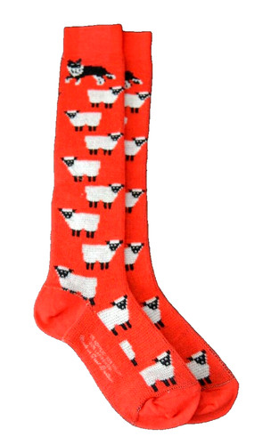 Jenners mens red socks corgis - mens,