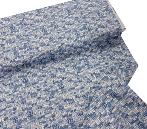Driftwood blue cotton fabric - driftwood,
