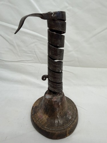 Antique wrought iron spiral - antique,