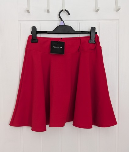 New parisian red - skater, skirt