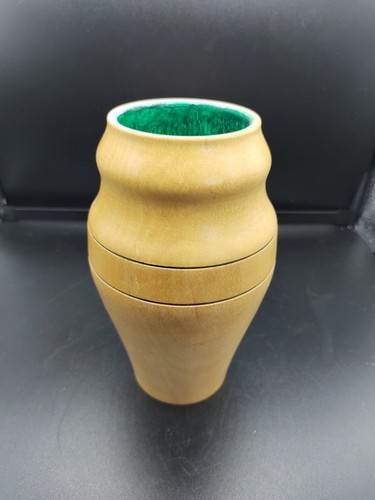 Vintage hand turned - hand, wooden