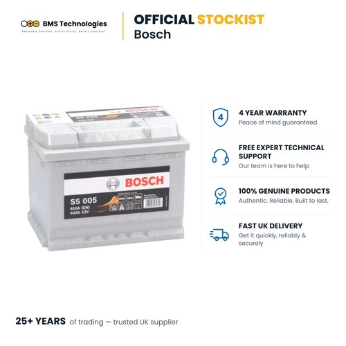 Bosch car battery 12v 63ah - car,