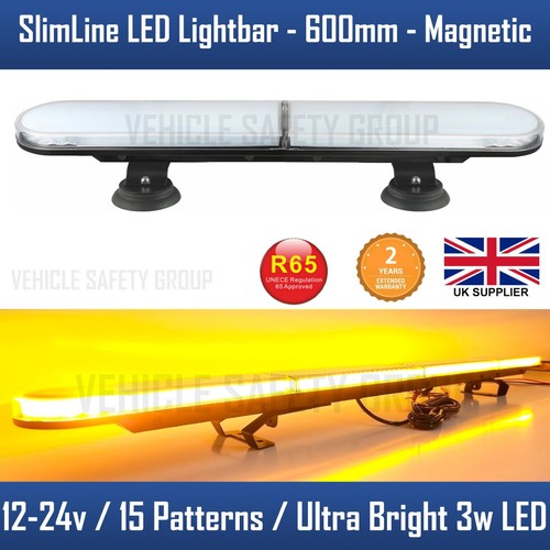 Amber flashing beacon bar - amber,