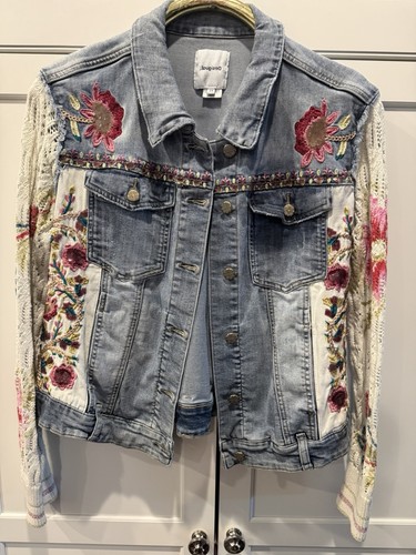 Desigual jacket floral patch - floral,