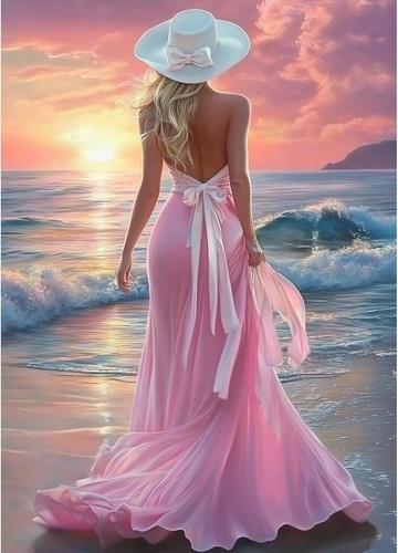 Beginner friendly sunset lady - sunset,