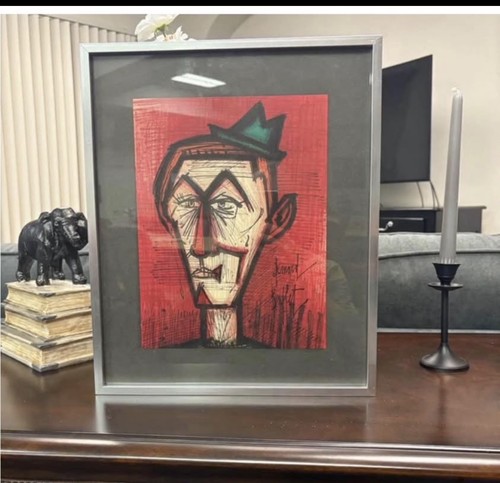 Vtg bernard buffet - bernard, lithograph