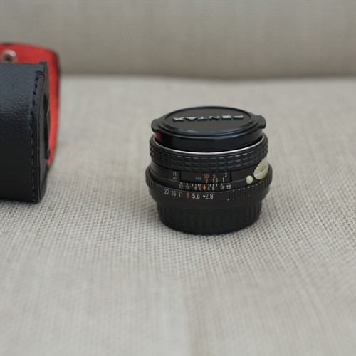 Pentax smc 28mm lens - f2.8, k