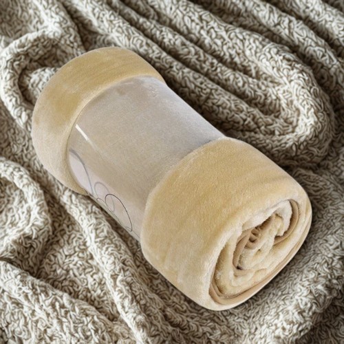 Large faux fur mink throw - large,