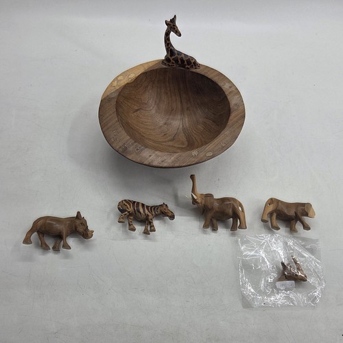 Wooden african animal - african, fruit