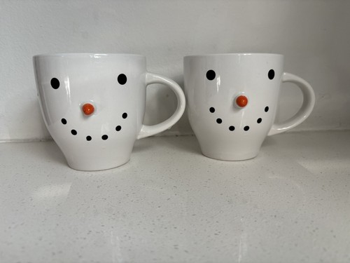 Christmas snowman ceramic mugs - christmas,