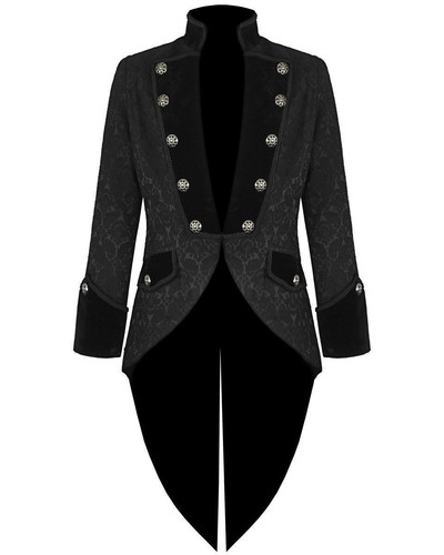 Mens tailcoat jacket black - mens,