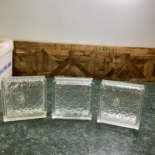 Lot glass blocks vintage - of,