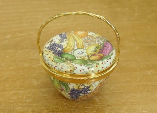 Staffordshire enamels basket - staffordshire,