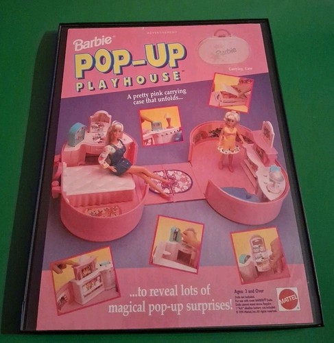 Barbie pop playhouse - barbie, pop-up