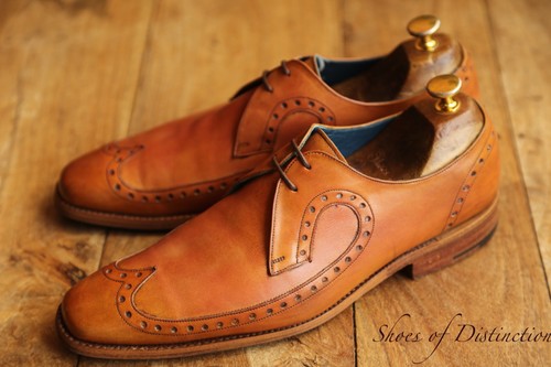 Barker tan brown - leather, derby