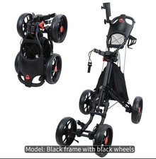 Golf cart foldable wheel - golf, 4-wheel