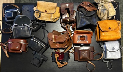 Vintage mixed lot leather - mixed,